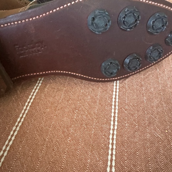 FootJoy Brown and Green Men's Oxfords - Picture 3 of 7